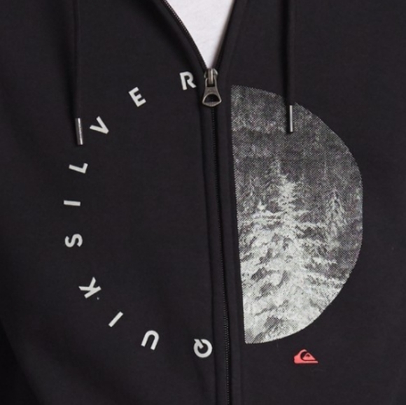 Quiksilver Pine Circle Walford Zip Up Hoodie Sz M - Picture 3 of 7